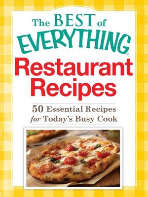 cover image of Restaurant Recipes